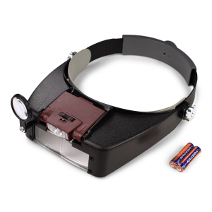 Enkay Lighted Head Magnifier Visor w/ Removable LED