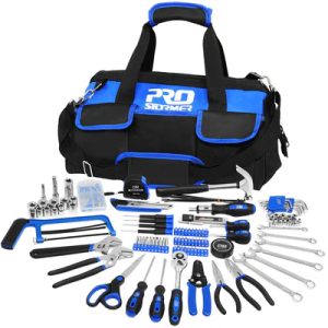 Prostormer Auto Repair Hand Tool Set with Storage Bag 198-Piece