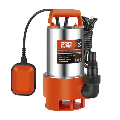 Prostormer Stainless Steel Submersible Water Pump