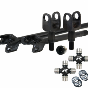2007-18 Wrangler JK Dana 44 4340 Chromoly USA Made Front Axle Kit HD U-Joints Revolution Gear