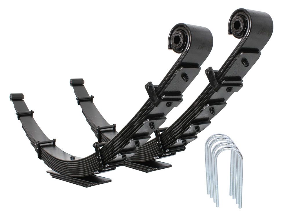 F250 / F350 2005-2007 Ford 4WD (w/3.5" axle tube) 1" Full Progressive Rear Leaf Spring Kit by Carli Suspension