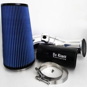 F60CAIPO;6.0 Cold Air Intake Polished Oiled Filter