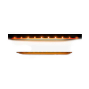Recon 62" BIG RIG ICE LED Running Light Kit in Amber w/ White LED Courtesy Light - 26414X