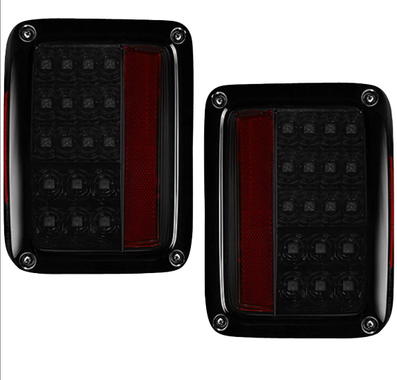 Jeep Wrangler JK 07-18 Ultra Bright LED Tail Lights - Multiple Lens - Image 3