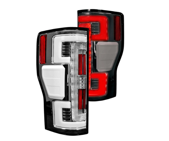 Chevy Tahoe & Suburban 21-24 OLED TAIL LIGHTS with LED Startup Sequence & AMBER OLED Turn Signals - Smoked Lens - Image 2