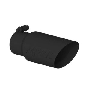 MBRP 3" Inlet | 4" Outlet Dual Wall Angle Cut Black Exhaust Tip T5156BLK