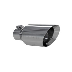 Exhaust Tip 4 1/2 in O.D. Dual Wall Angle Rolled End 2.5 in Inlet 11 in Length T304 SS MBRP