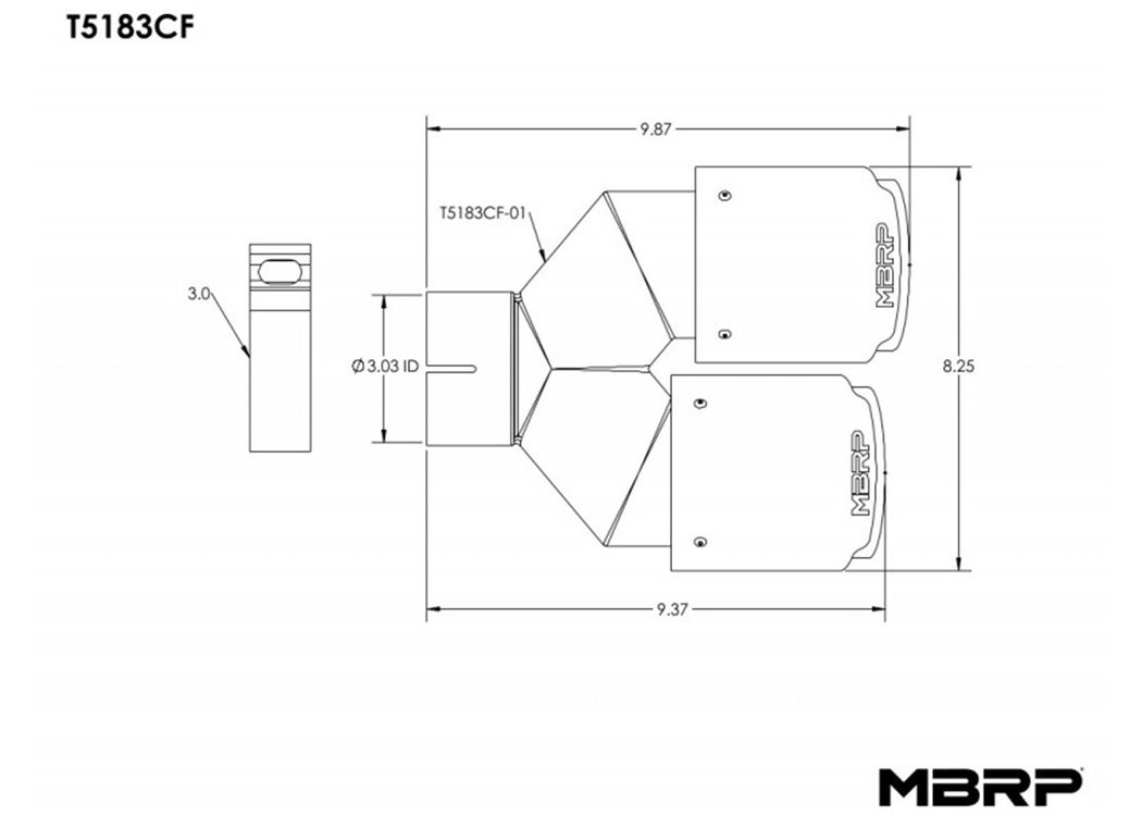 MBRP MBRP Carbon Fiber Tip - Image 2