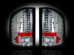 Recon GMC LED Tail Lights w/ Clear Lens | 264189CL | 2007-2013 Sierra 1500/2500/3500 *Single Wheel ONLY*