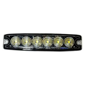 Recon 26425AM 6-LED 23 Function Ultra-Thin Strobe Light Module Amber