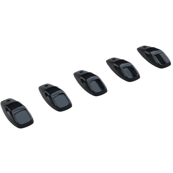 Recon 264346BKHPWH Smoked Lens 2-Way Facing White LED Cab Lights