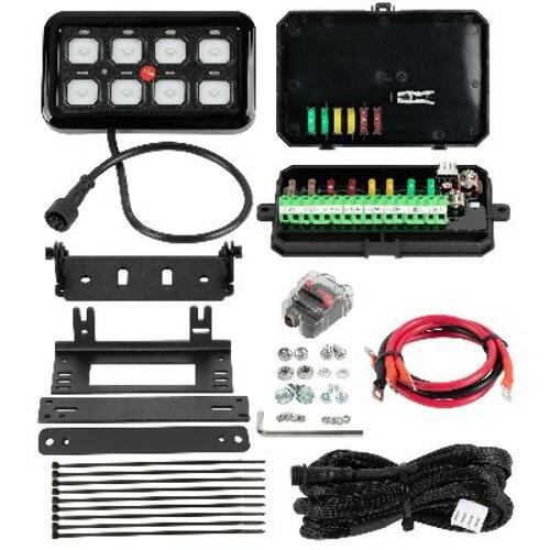 Bulldog Winch 20445 8 Gang Switch Panel System