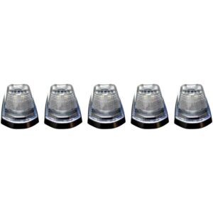 Recon 264343CLS Clear Lens Amber/White Strobe LED Cab Lights
