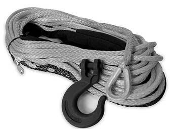 Synthetic Rope 9.5mm x 75ft w/10ft Abrasion Sleeve - Image 2