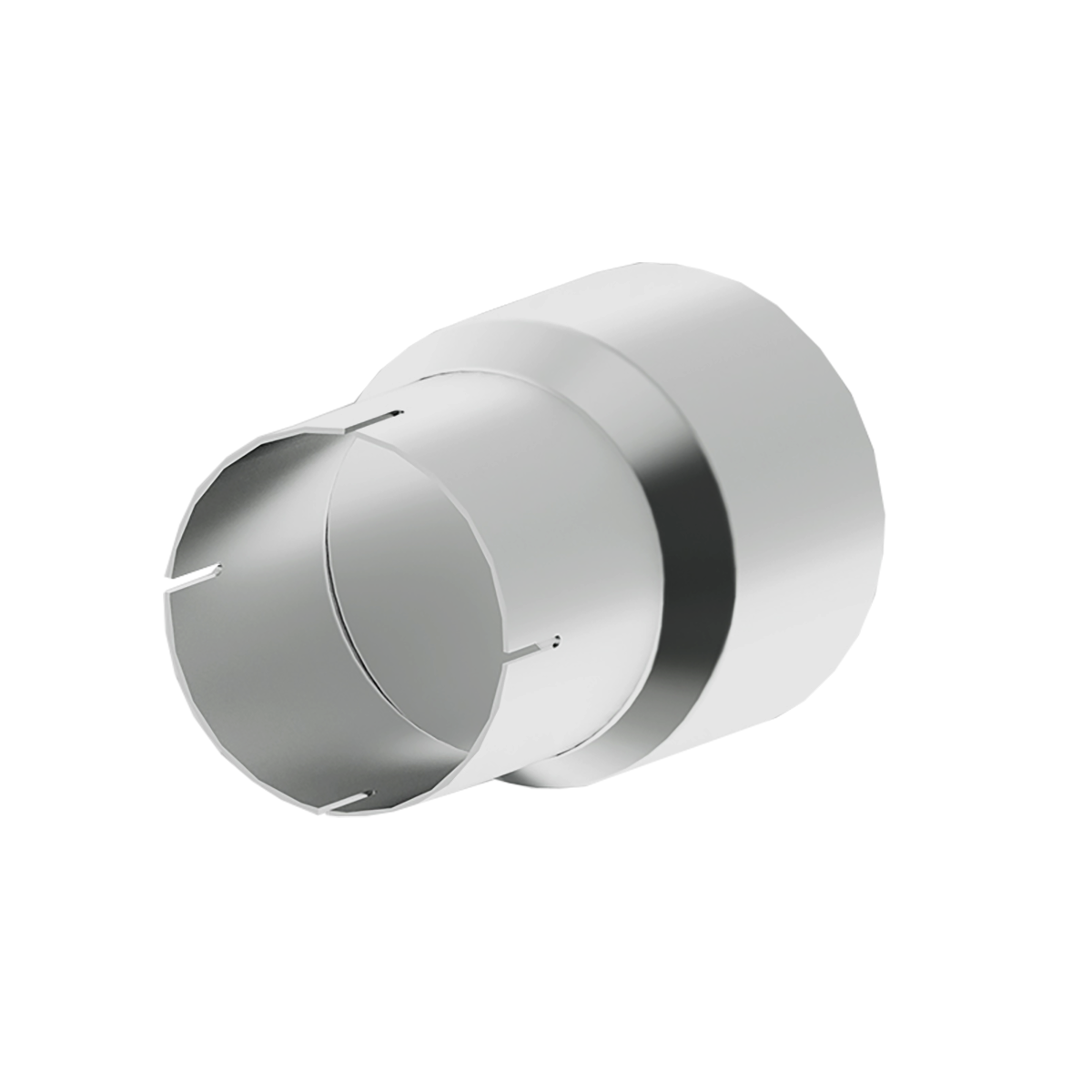 4 inch ID To 5 inch OD 7 inch Length Exhaust Pipe Adapter T409 Stainless Steel