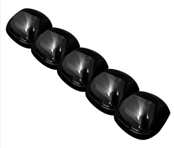 Recon Truck Accessories Smoked Cab Roof Light Lens w/Whiter High Power OLED Bar Style LED Ford Superduty 99-16