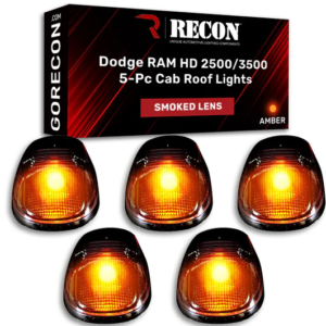 Cab Light Set Smoked Lens Amber LED Lights