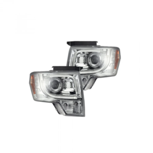 Ford F150 & Raptor 09-14 Projector Headlights OLED Halos & DRL Clear/Chrome