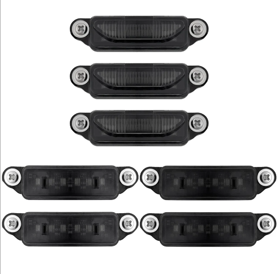 Dodge 21-25 RAM 1500 TRX 7-PC Fender & Hood Light Kit Smoked Lens White or Amber LED Running Lights w/ Startup Light Sequence - Multiple Options (1)