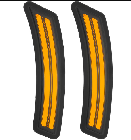 Cadillac 25-26 Escalade/Escalade IQ & GMC Yukon & Chevy Tahoe/Suburban OLED Front Fender Lens Ultra Bright LED Lights - Multiple Options