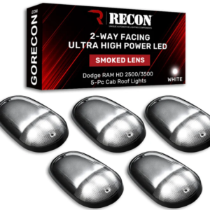 Dodge RAM Heavy-Duty 2500/3500 03-18 Single 1-Piece Cab Roof Light 2-Way Front & Rear Facing Ultra High-Power LEDs Multiple Lens & Colors