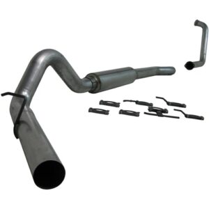 MBRP Armor Lite 5" Turbo Back Aluminized Kit with Muffler (Retains Cat) 03-07 Ford 6.0L Powerstroke