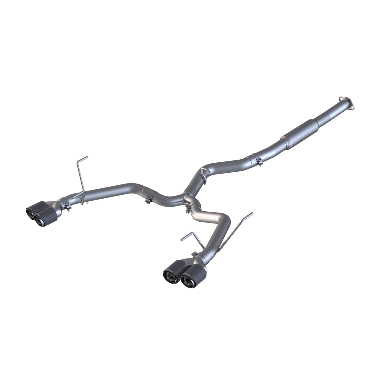 MBRP S48023CF / 3" Cat Back Exhaust / Quad Rear Exit