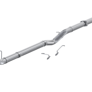 MBRP 4" Downpipe-Back, No Muffler, Single Side Exit, 2001-2004 Chevrolet/GMC Silverado/Sierra 2500/3500 6.6L, Aluminized Steel