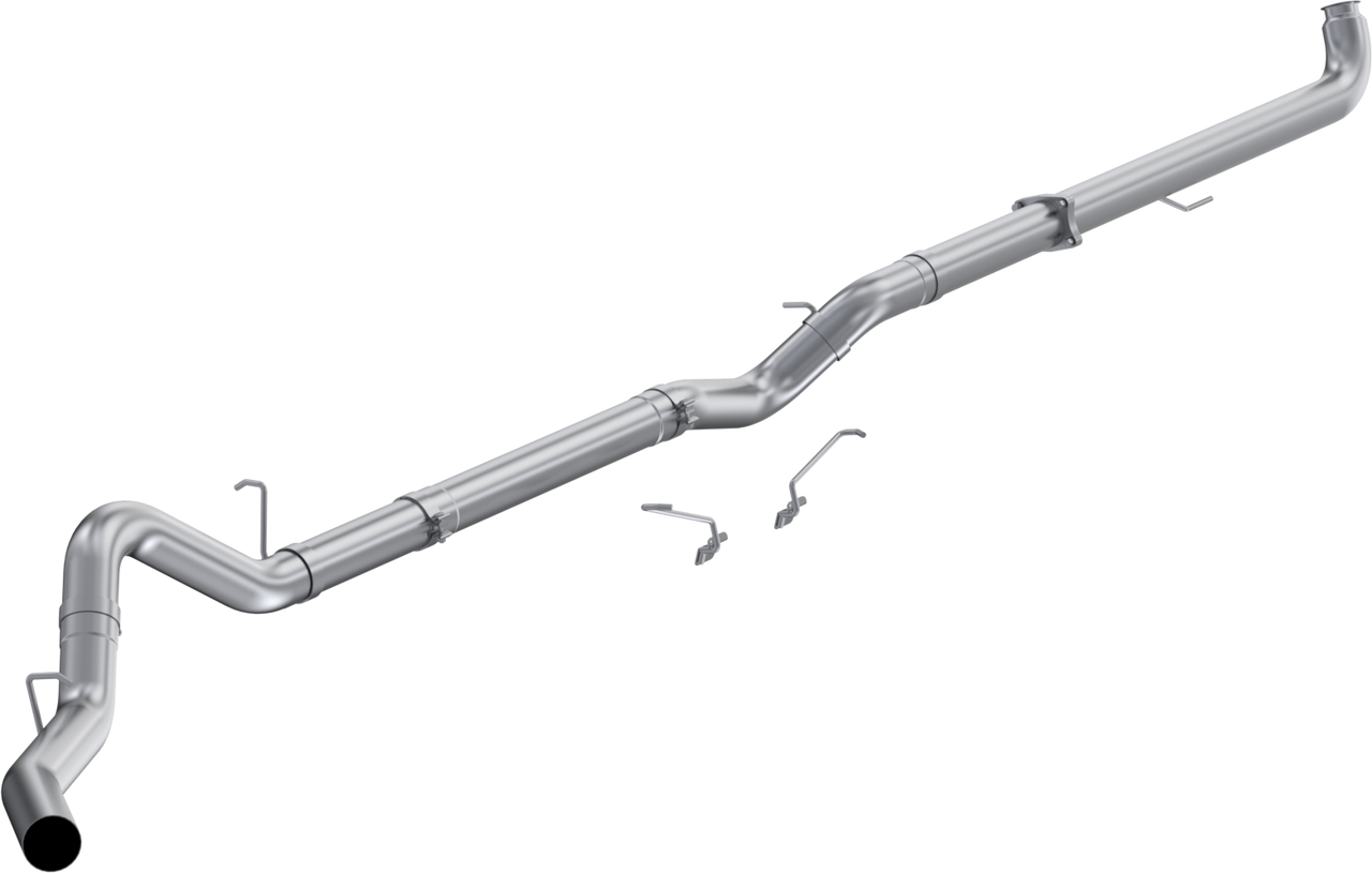 MBRP Exhaust 4in. Downpipe-Back Single Side T409 - No Muffler (S6005SLM)