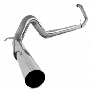 MBRP 4 Inch Turbo Back Single No Muffler T409 Stainless Steel For 99-03 Ford F-250/350 7.3L S6200SLM