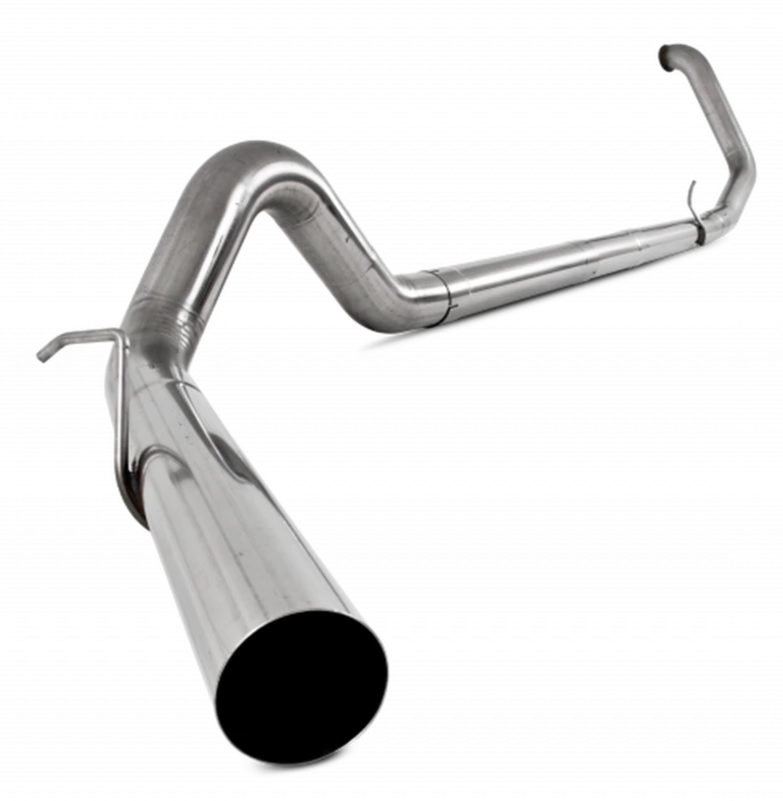 MBRP 4 Inch Turbo Back Single No Muffler T409 Stainless Steel For 99-03 Ford F-250/350 7.3L S6200SLM