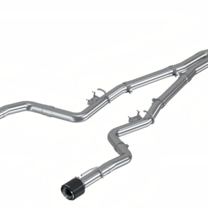 MBRP 3" Race Profile Cat-Back w/Dual Carbon Fiber Tips T304 SS Exhaust Dodge Charger 2017-2023 5.7L/6.2L/6.4L