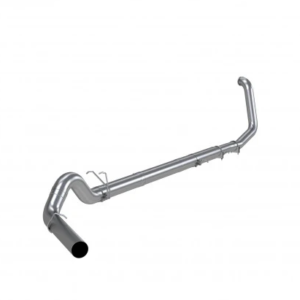 MBRP 5-Inch Armor Plus Turbo-Back Muffler Delete Single Exhaust System; Side Exit