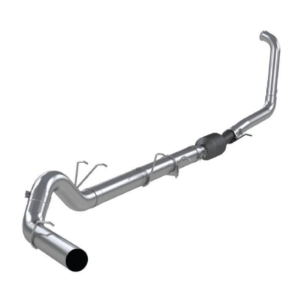 MBRP PLM Series - 5 Inch - AL - Turbo Back Single Side Exit No Muffler Exhaust (Factory CAT) - 2003-2007 Ford F-250/350 6.0L EC/Crew Cab S62240PLM