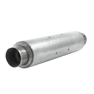 MBRP 4" Installer Series Quiet tone muffler, 24" body, 6" diameter, 30" overall, AL