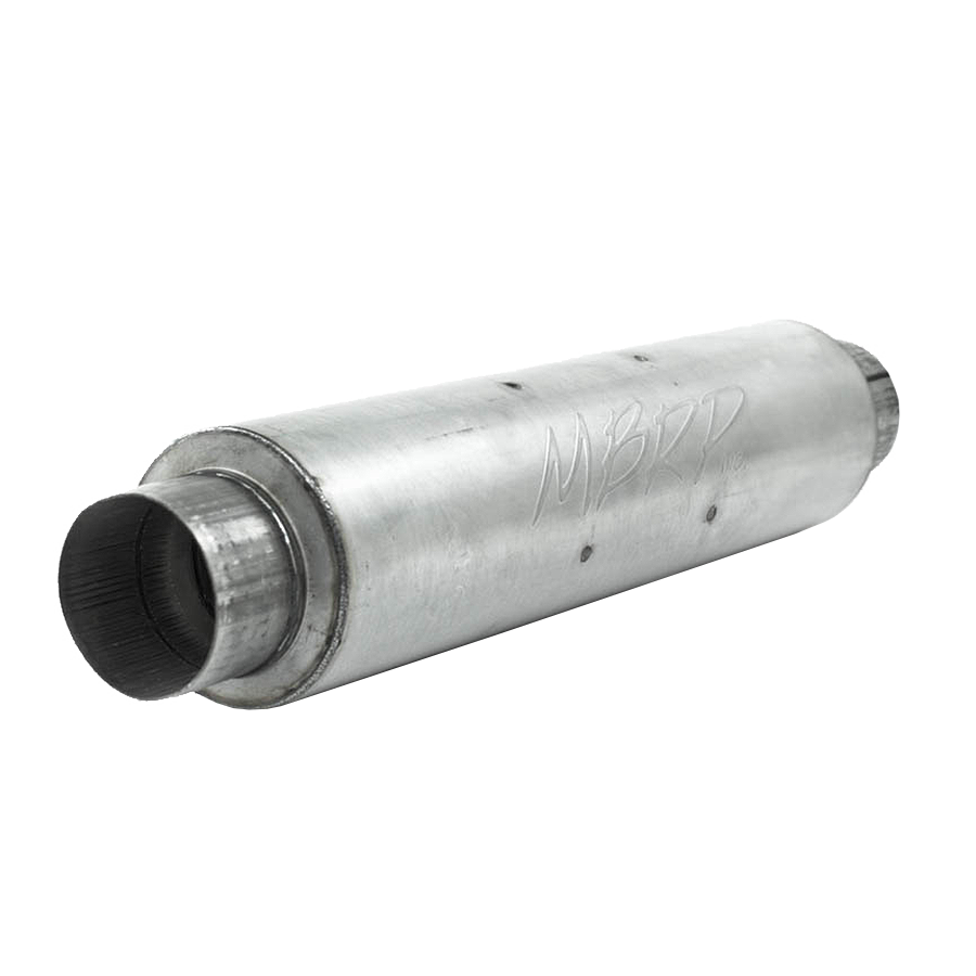 MBRP 4" Installer Series Quiet tone muffler, 24" body, 6" diameter, 30" overall, AL