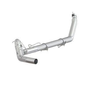 MBRP 4" Turbo Back, Single, No Muffler, T409, 1994-2002 2500/3500 Cummins